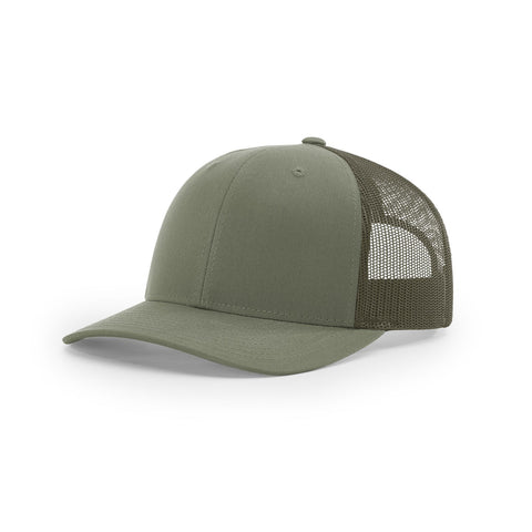 Sage trucker cap on a white background