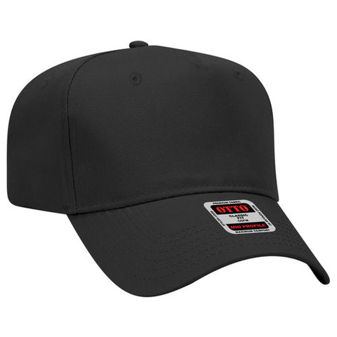 Black cap on a white background