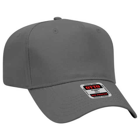 Gray cap on a white background