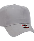 Light gray cap on a white background