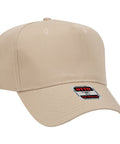 Khaki cap on a white background