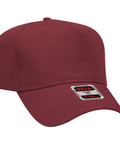 Maroon cap on a white background