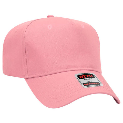 Pink cap on a white background