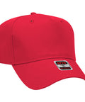 Red cap on a white background