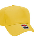 Yellow cap on a white background
