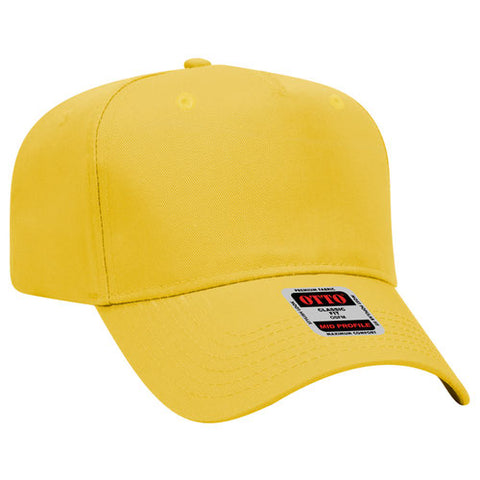 Yellow cap on a white background