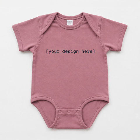 Infant Fine Jersey Bodysuit Baby Onesie - Custom Printing