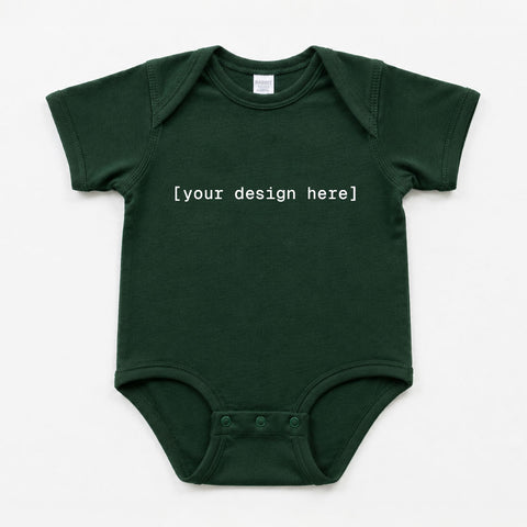 Infant Fine Jersey Bodysuit Baby Onesie - Custom Printing