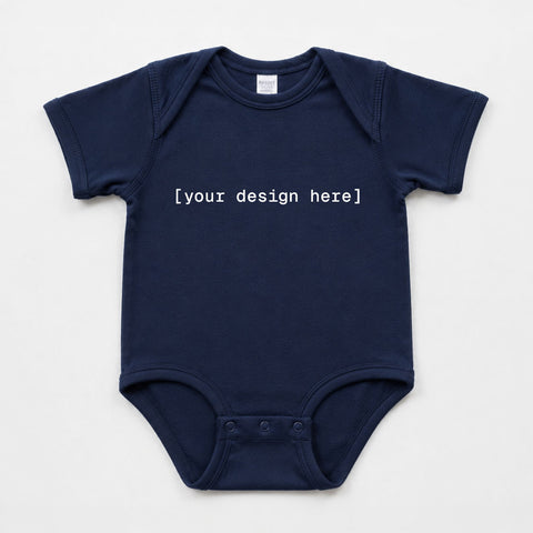 Infant Fine Jersey Bodysuit Baby Onesie - Custom Printing