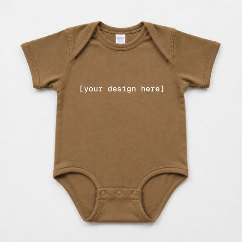 Infant Fine Jersey Bodysuit Baby Onesie - Custom Printing