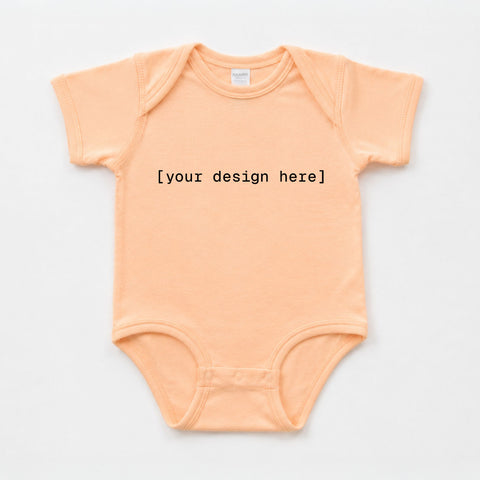 Infant Fine Jersey Bodysuit Baby Onesie - Custom Printing
