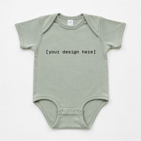 Infant Fine Jersey Bodysuit Baby Onesie - Custom Printing