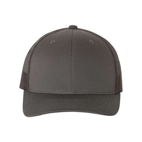 Charcoal trucker cap on a white background