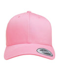 Pink trucker cap on a white background