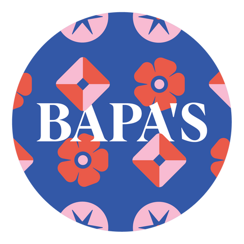 BAPA's Market Pattern Circular Sticker