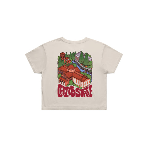 Chico State Alumni WO Crop Tee