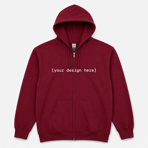 Gildan Unisex Heavy Blend™ Full-Zip Hooded Sweatshirt - Custom Printing