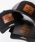 Custom Hat with Leather Patch - Richardson 112 - Laser Engraved