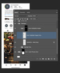 Instagram Profile Template - Photoshop Download Preview - Feed Planner