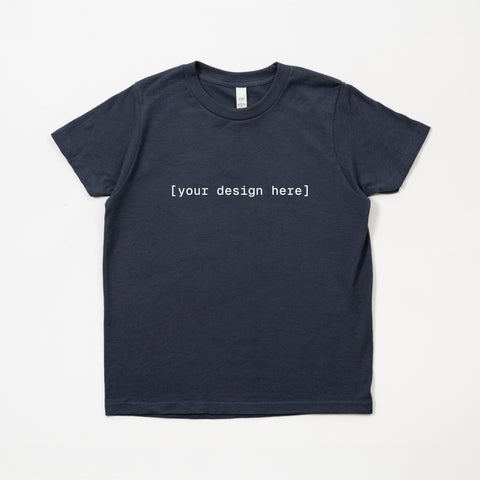 Youth Fine Jersey T-Shirt - Custom Printing