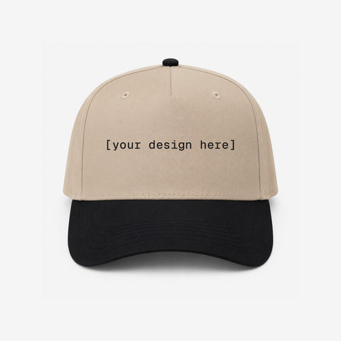 OTTO CAP® 5 Panel Mid Profile Baseball Cap - Custom Embroidery, Patch