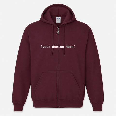 Gildan Unisex Heavy Blend™ Full-Zip Hooded Sweatshirt - Custom Printing
