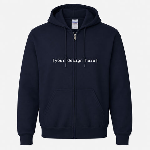Gildan Unisex Heavy Blend™ Full-Zip Hooded Sweatshirt - Custom Printing