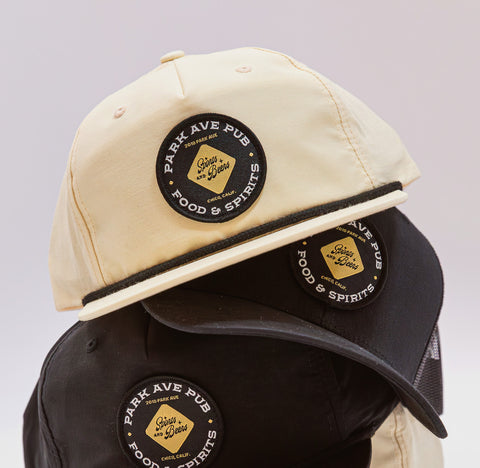 Custom hats with embroidery and patch work