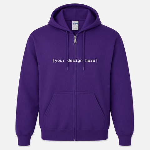 Gildan Unisex Heavy Blend™ Full-Zip Hooded Sweatshirt - Custom Printing