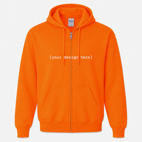 Gildan Unisex Heavy Blend™ Full-Zip Hooded Sweatshirt - Custom Printing
