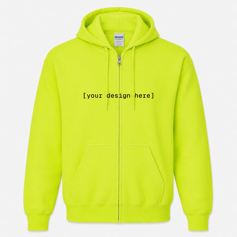Gildan Unisex Heavy Blend™ Full-Zip Hooded Sweatshirt - Custom Printing